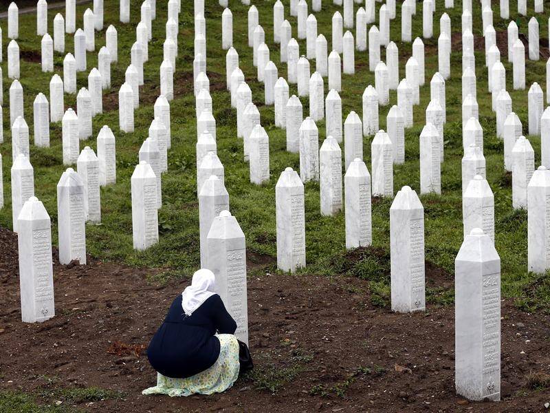 Around 8000 Muslim men and boys were executed by Bosnian Serb forces at Srebrenica in 1995.