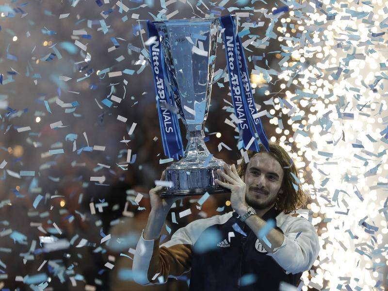 Stefanos Tsitsipas has won the biggest event of his career to date with victory at the ATP Finals.