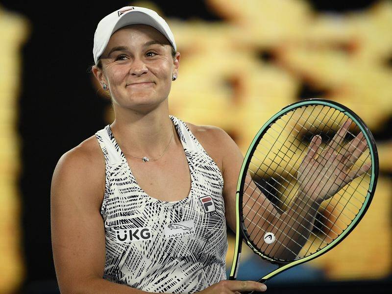 Ash Barty will have a fellow Australian helping plot her downfall at Melbourne Park on Sunday.