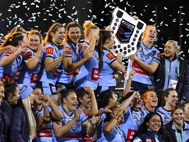 Points aggregate could controversially decide if the Blues defend the women's Origin Shield. (Lukas Coch/AAP PHOTOS)