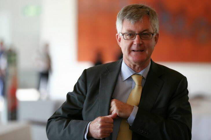 Dr Martin Parkinson, Secretary of the Department of Prime Minister and Cabinet, during the Close the Gap 10th Anniversary Parliamentary Breakfast at Parliament House in Canberra on Wednesday 10 February 2016. Photo: Alex Ellinghausen