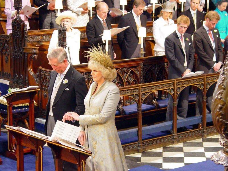 The blessing for the marriage of Prince Charles and Camilla was held at St George's Chapel.