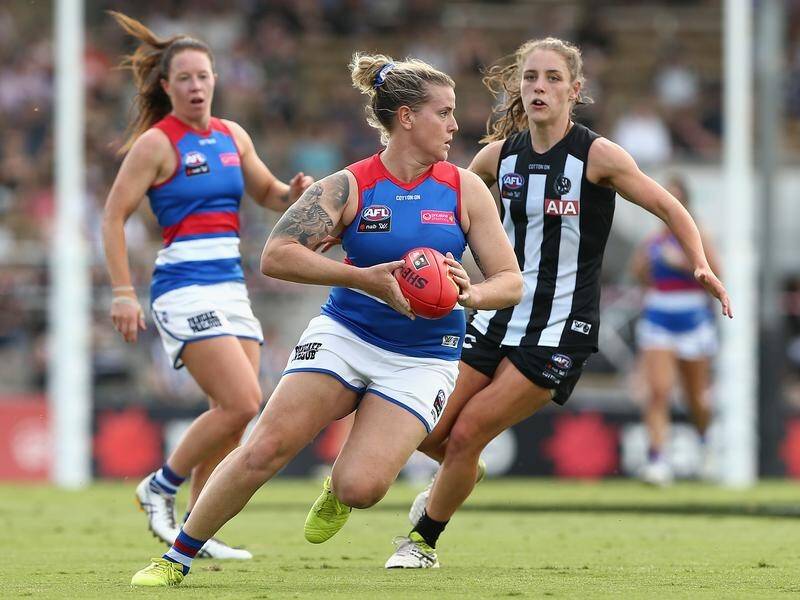 Coach Nathan Burke says his Western Bulldogs will overcome their 36-point AFLW loss to Collingwood.
