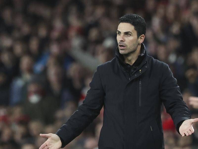Mikel Arteta has been charged by the Football Association for his comments after the Newcastle loss. (EPA PHOTO)