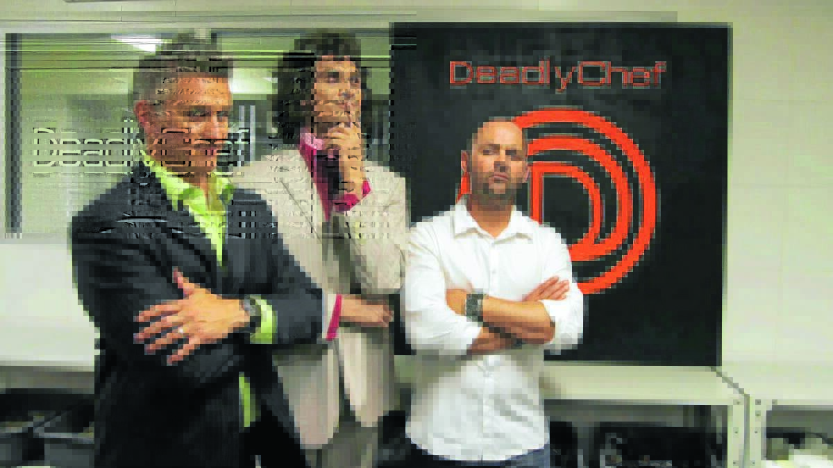 Grant Saunders, Andrew Saunders and Jaycent Davis in one of the first WhiteBLACKatcha comedy skits to be released online, Deadly Chef.