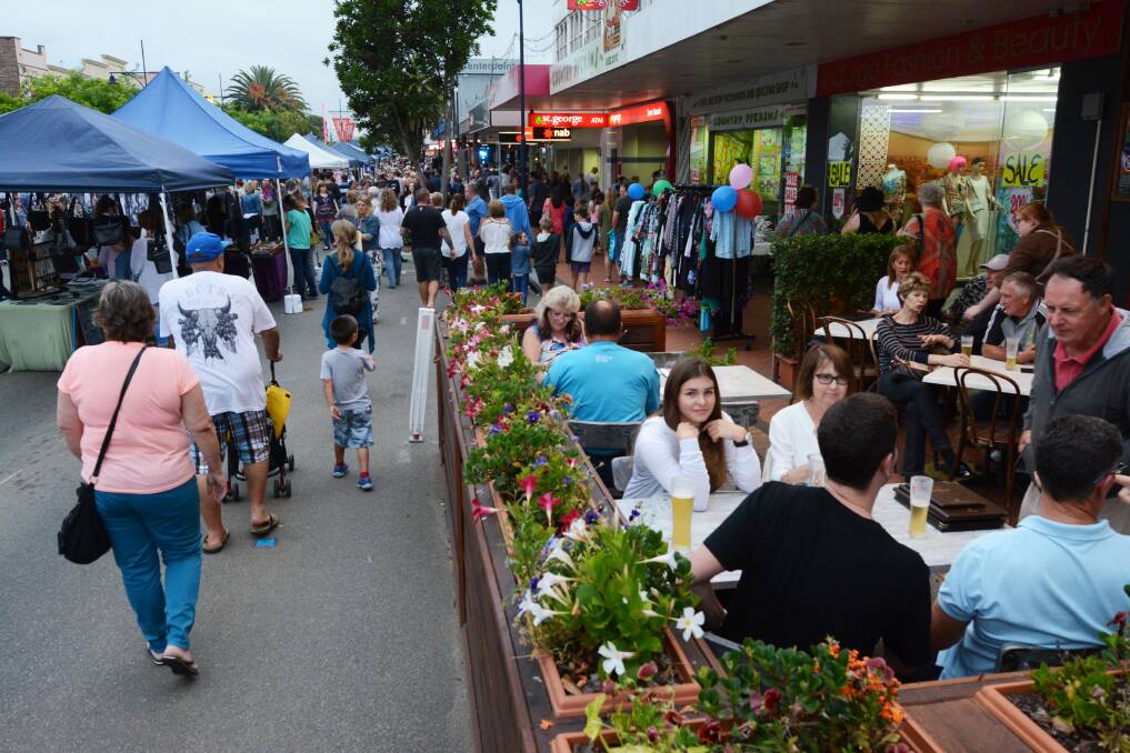 The Night Bazaar attracted a large crowd on Saturday. The committee wants to continue to create events that build pride and community mindedness in Taree.