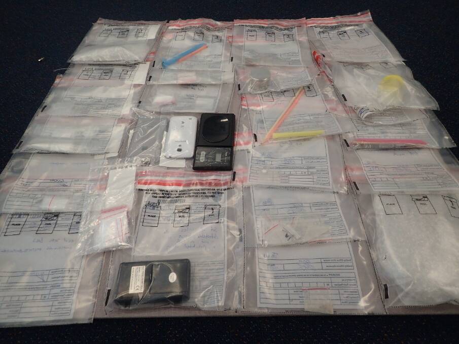 Some of the items seized by Esperance Detectives following a series of drug-related arrests in the region. Photo: WA Police Media. 