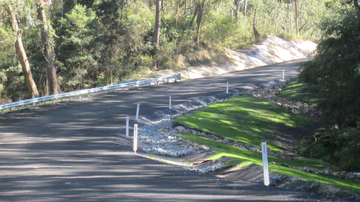 Seal Roads Road is now sealed for its full length. Work was completed this week.