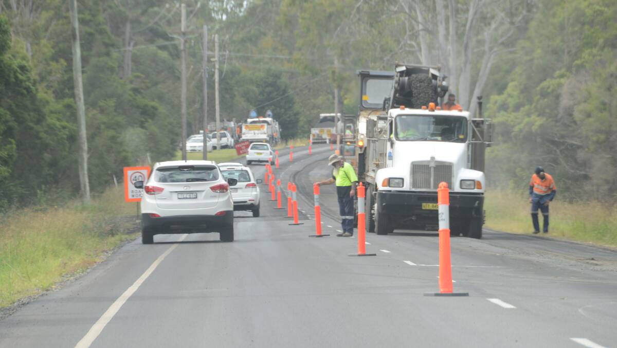 Motorists have been frustrated by the delays on Old Bar Road today.