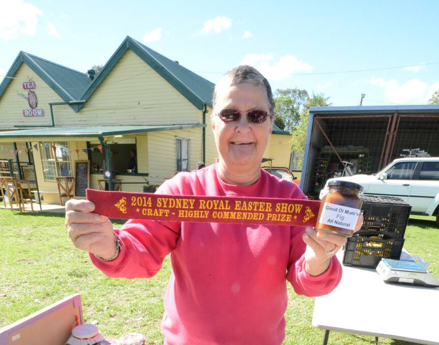 A red ribbon from The Sydney Royal Easter Show is a celebrated accolade for Pat Byram and her Good Ol' Mum's Fig Jam.