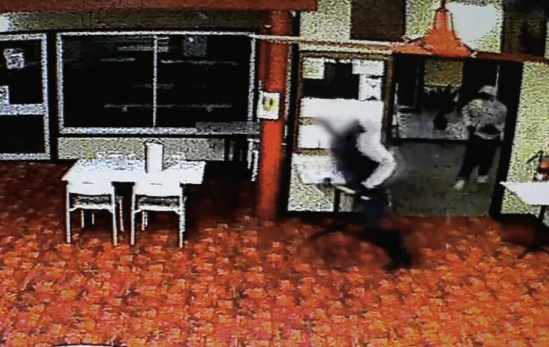 A still from the CCTV footage. Picture: NSW Police