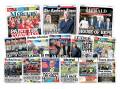 The May 23 post-election front pages of publisher ACM's daily newspapers in NSW, Victoria, Tasmania and the ACT