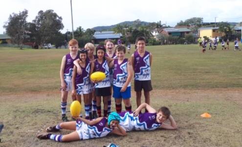 Manning Valley Mustangs 11s AFL side were all smiles after their matches against Nambucca Valley and Bellingen last weekend.