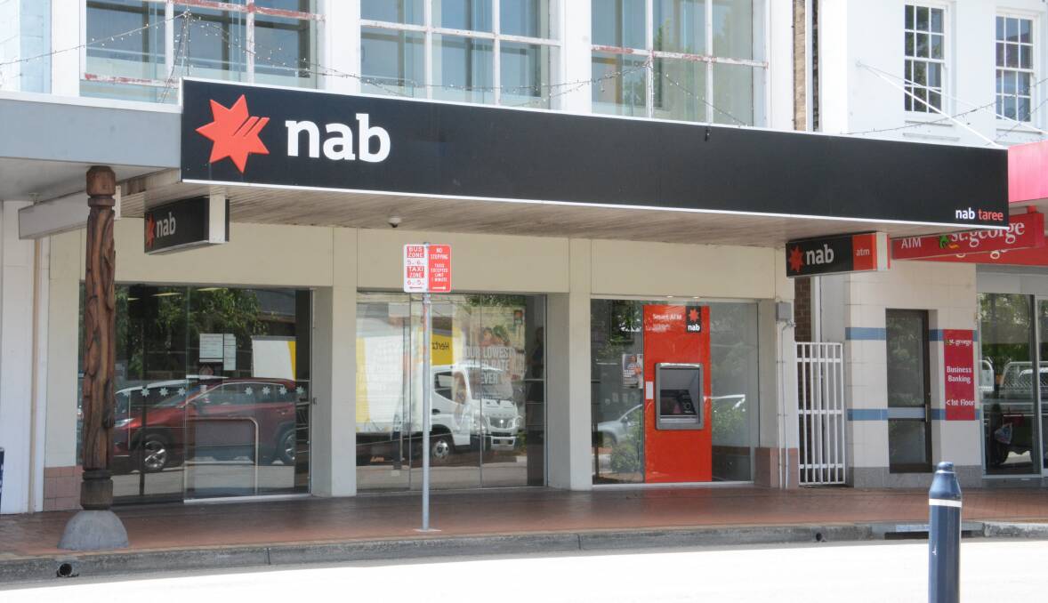 The NAB Taree branch will be closed for three months for renovations. Alternative arrangements are being made with customers.