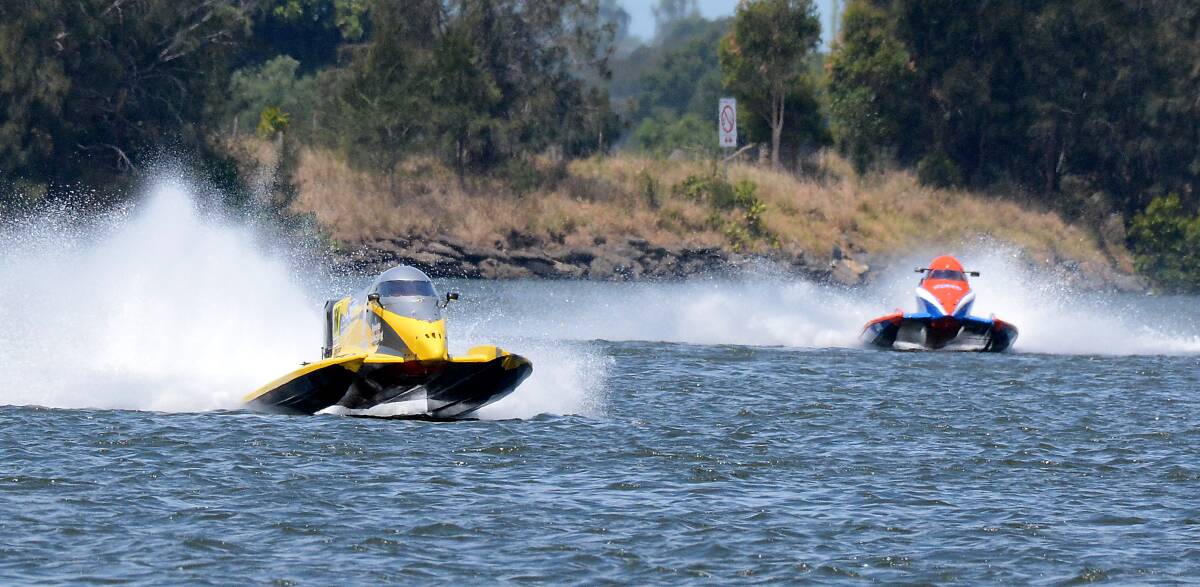 Acceptable: Powerboat club commodore Scott Godfrey said if the limits were lessened, it would impact on the club's chances of hosting an Australian or world title event.
