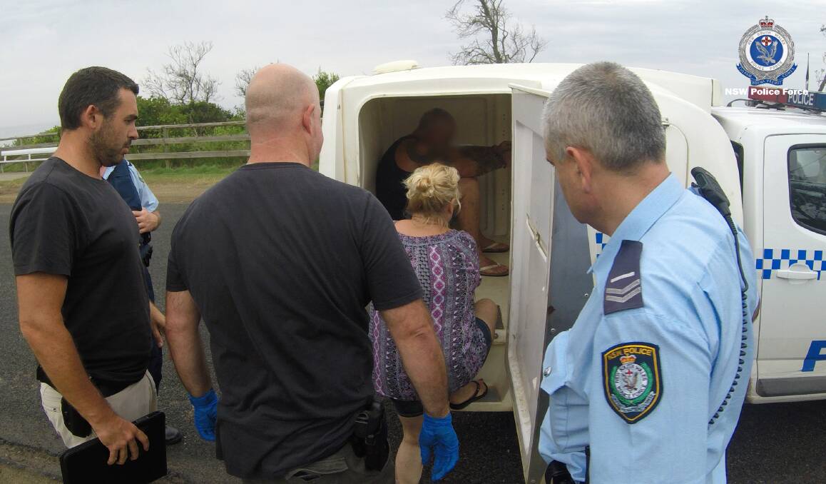 Arrests: Police executed search warrants on several homes before arresting six people in Taree, Old Bar and the Sydney suburb of Hebersham. Photo: NSW Police Force.