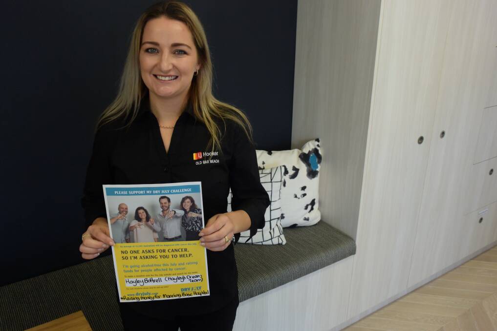 Gaining support: Hayley's Dry July campaign has welcomed over $1300 in donations in just three weeks.