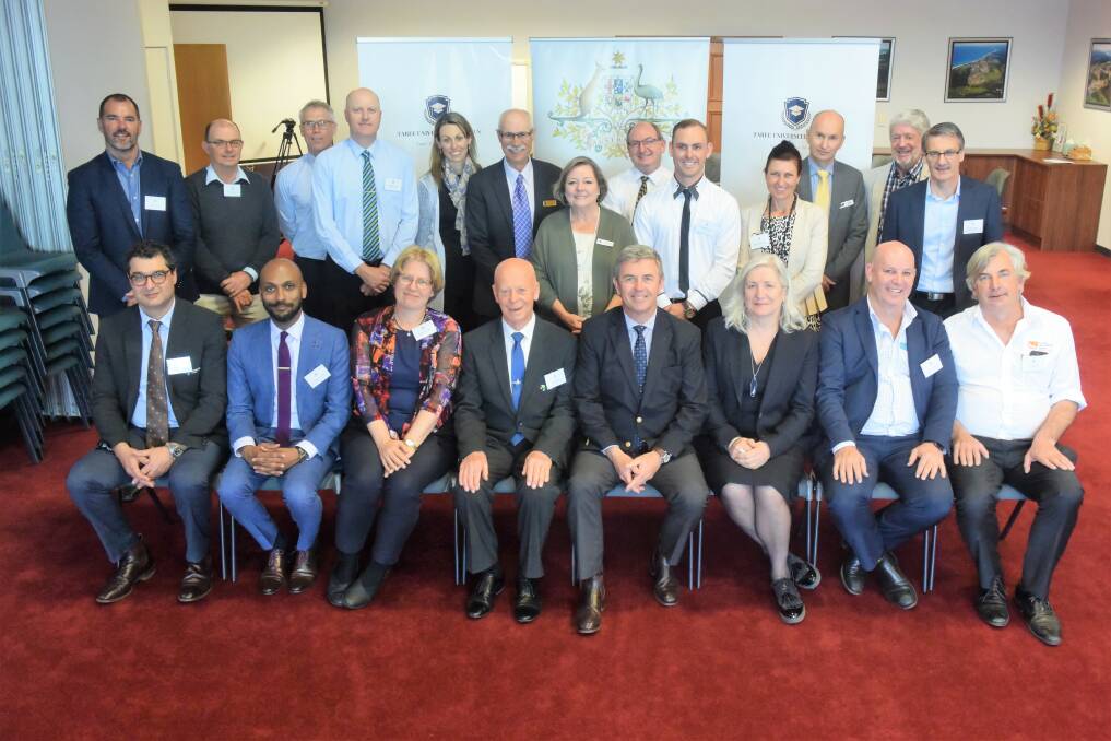 Government, education, industry and business representatives are involved with the Taree Universities Campus project steering committee.