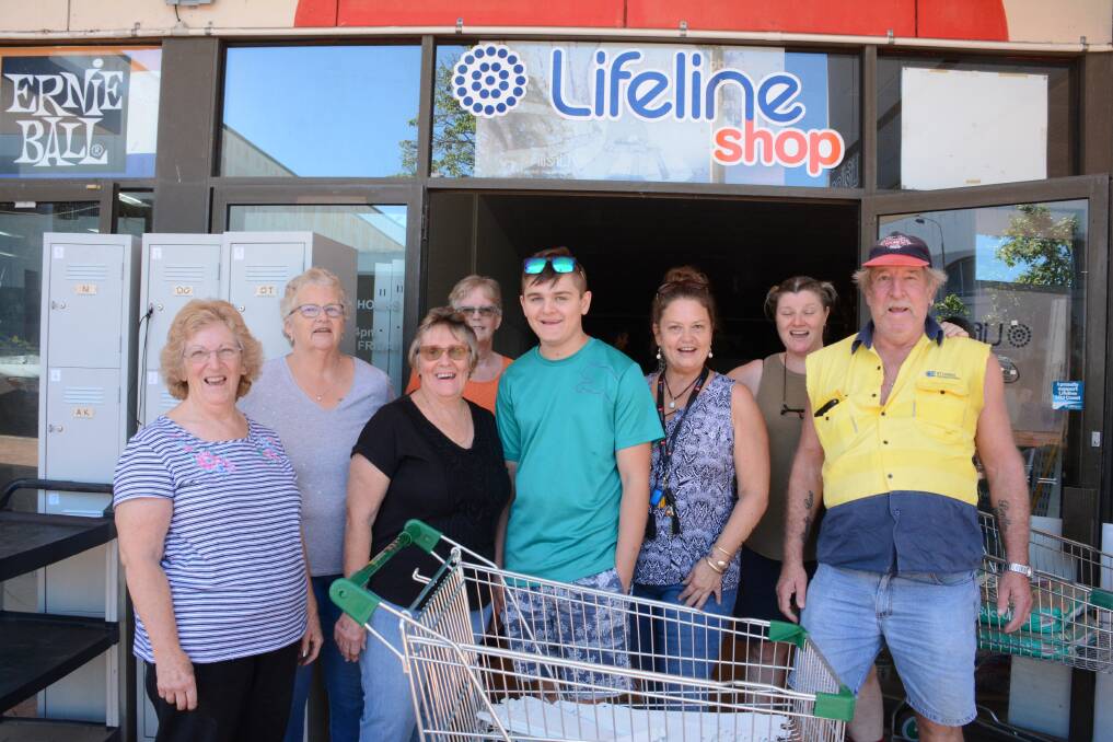 Recovery process: Lifeline Taree staff and volunteers cleared out the shop last week. Work will begin soon on repairs. Photo: Scott Calvin.