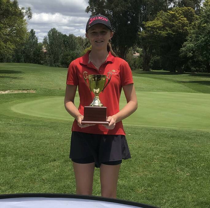 Quedesha won the Week of Golf in Canberra by four shots. Photo: supplied.