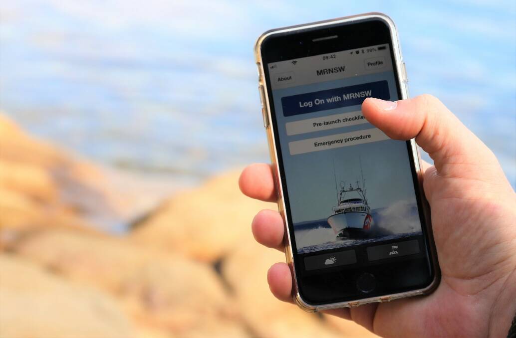 The Marine Rescue NSW app