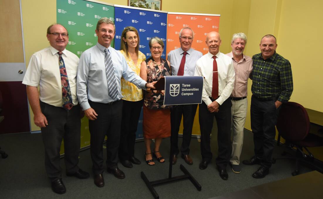 Click the photo to read how the Taree Universities Campus board was formed.