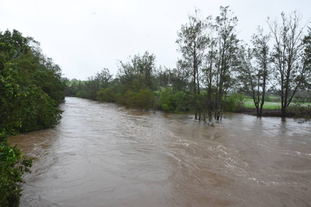 Heavy rain caused minor flooding at Dingo Creek earlier this month. Photo: Scott Calvin.