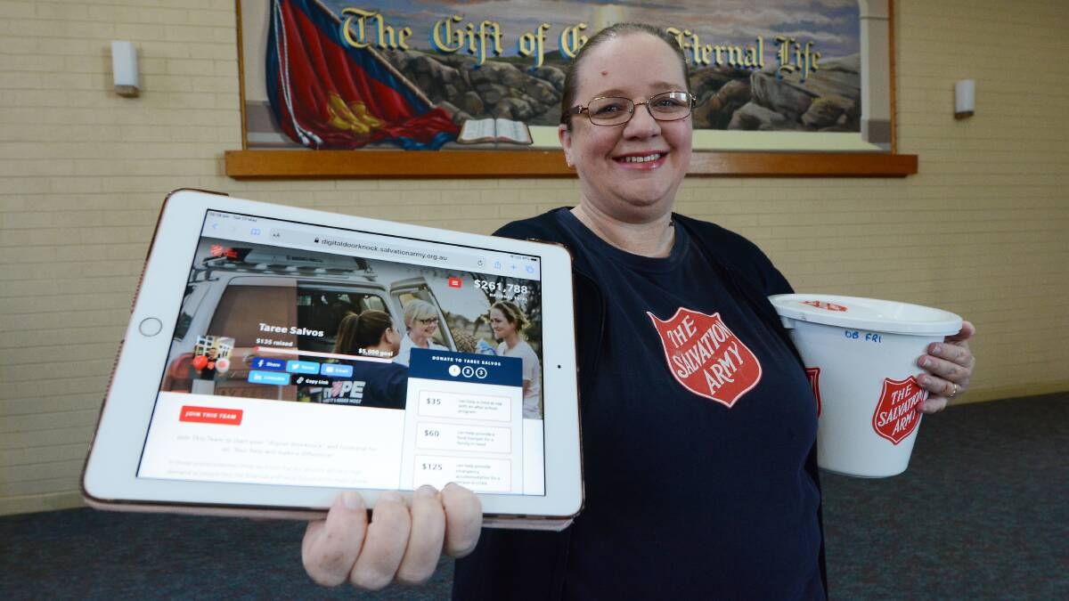 We need you: Taree Salvation Army Major Sandy Hogg has urged the community to get behind the 2020 Red Shield Appeal. Photo: Scott Calvin.
