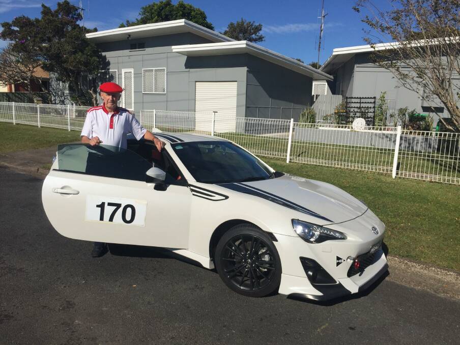 Fantastic form: Ron took out two rounds at Bathurst and one at Kempsey in his 2015 Toyota 86. He broke an eight year record at the Kempsey course. 