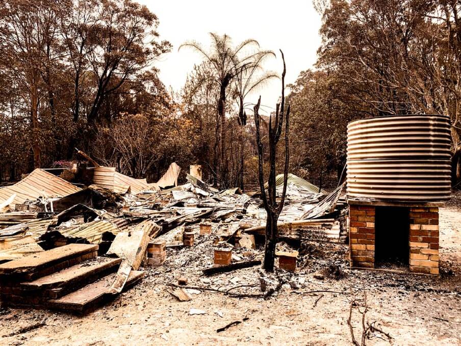 Old Bar resident Troy Roese captured the devastation of a bushfire that reached the outskirts of the town this week. Fire crews remain on the north coast to battle a number of bushfires.