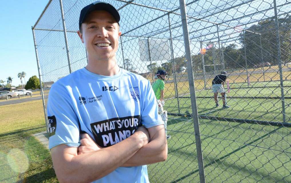 Taree's Nick Larkin will line up for the NSW Blues when the Sheffield Shield resumes today. He recently impressed with the bat for the Melbourne Stars in the Big Bash League.