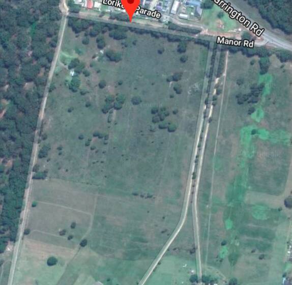 An aerial shot of the proposed site. Source Google Maps