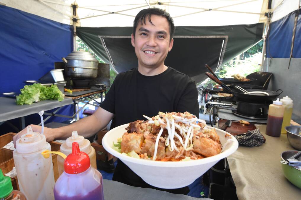 Viet Yum's Danny Nguyen at the 2019 TasteFest on the Manning. Photo: Scott Calvin.