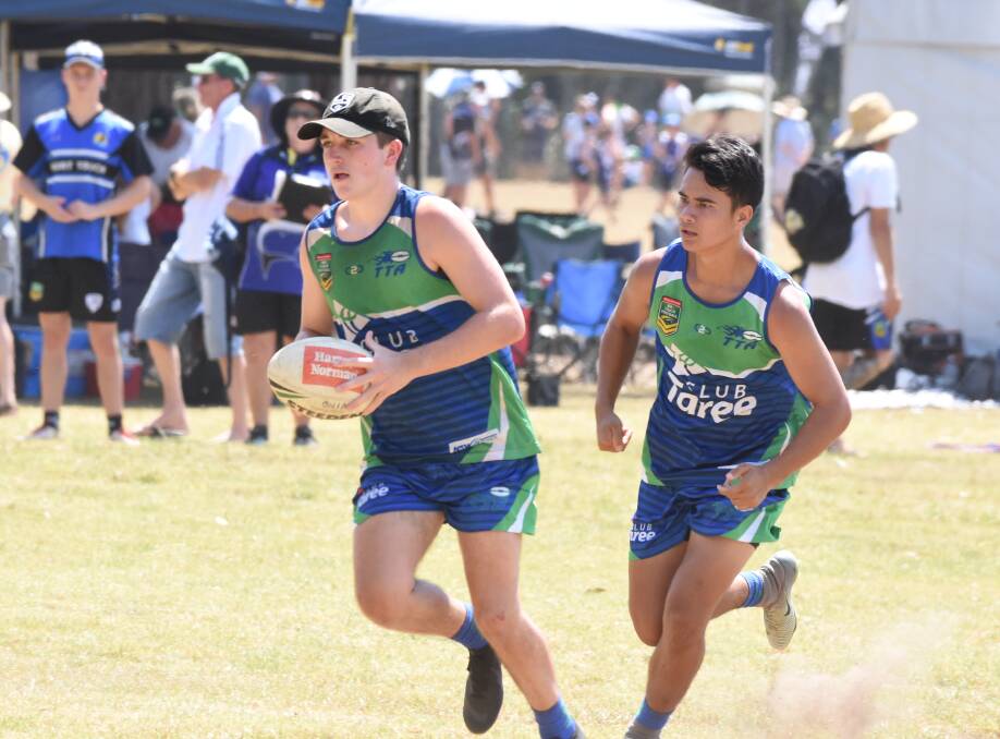 Will Smith in action for Taree under 18s at the 2019 Northern Eagles Junior Touch Football Championships in Taree. This year's event will be held in Tuncurry.