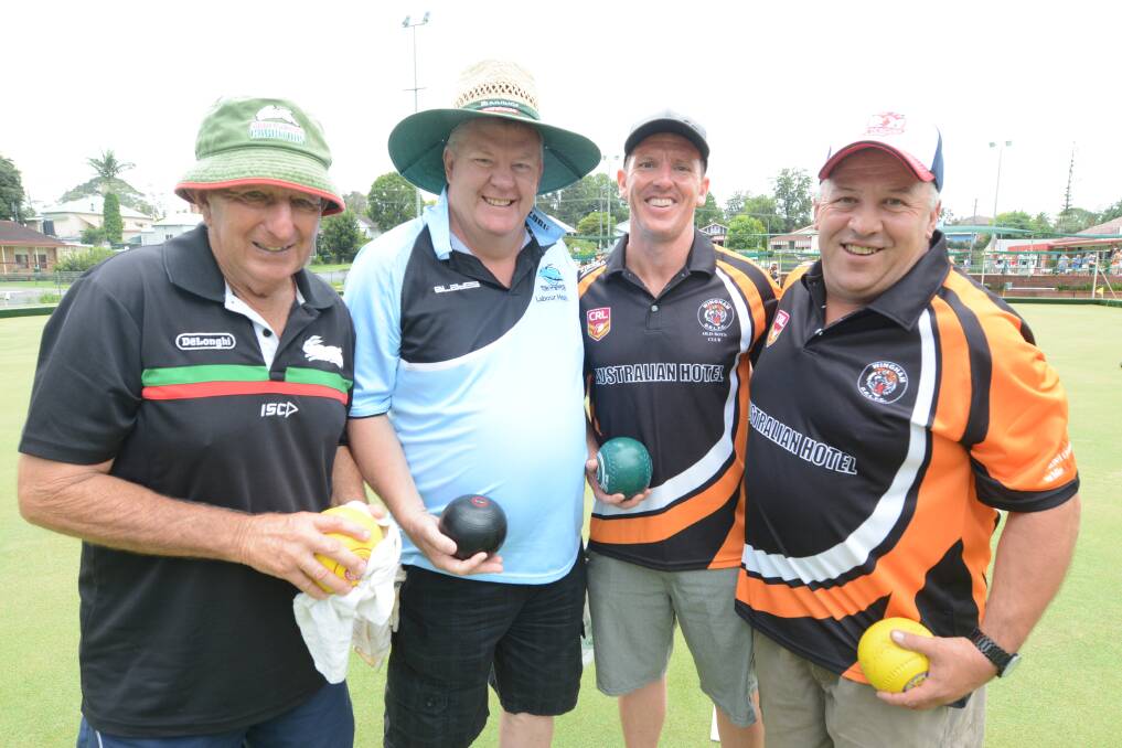 A day on the green: Former Taree and Wingham rugby league players will play bowls for the Bridgey's Sportspower Shield. Play will be underway from 9am.