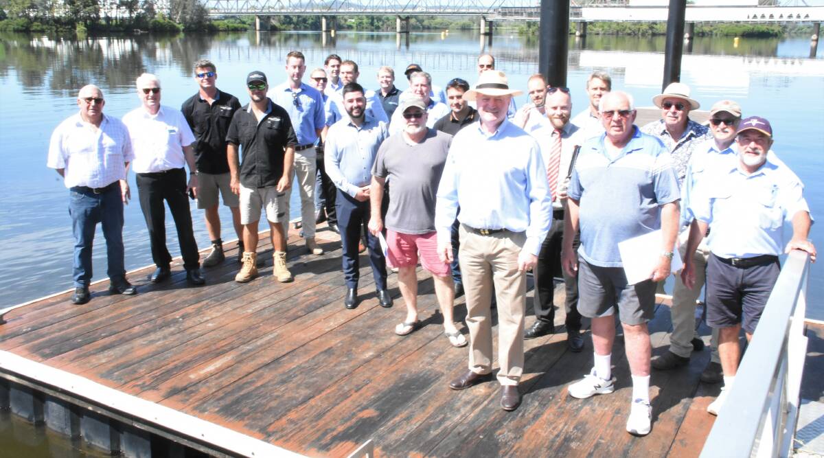 Member for Myall Lakes Stephen Bromhead launched the petition with Manning River Action Group members and Mid Coast business community representatives.