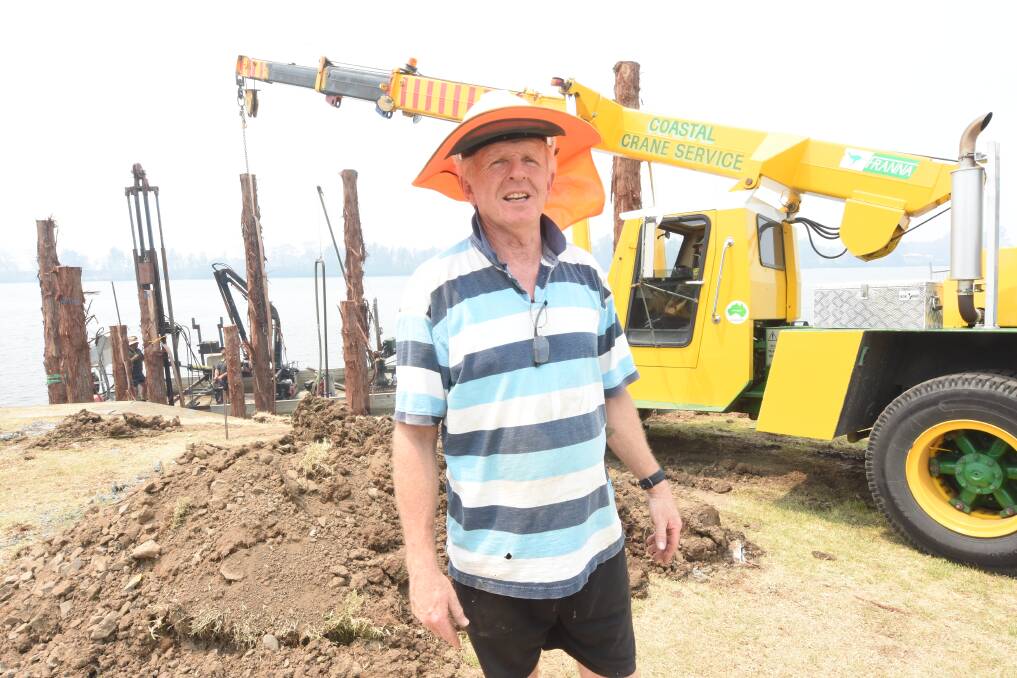 Rotary Club of Taree on Manning's Ken Raison has been instrumental in getting the project off the ground. Photo: Scott Calvin.