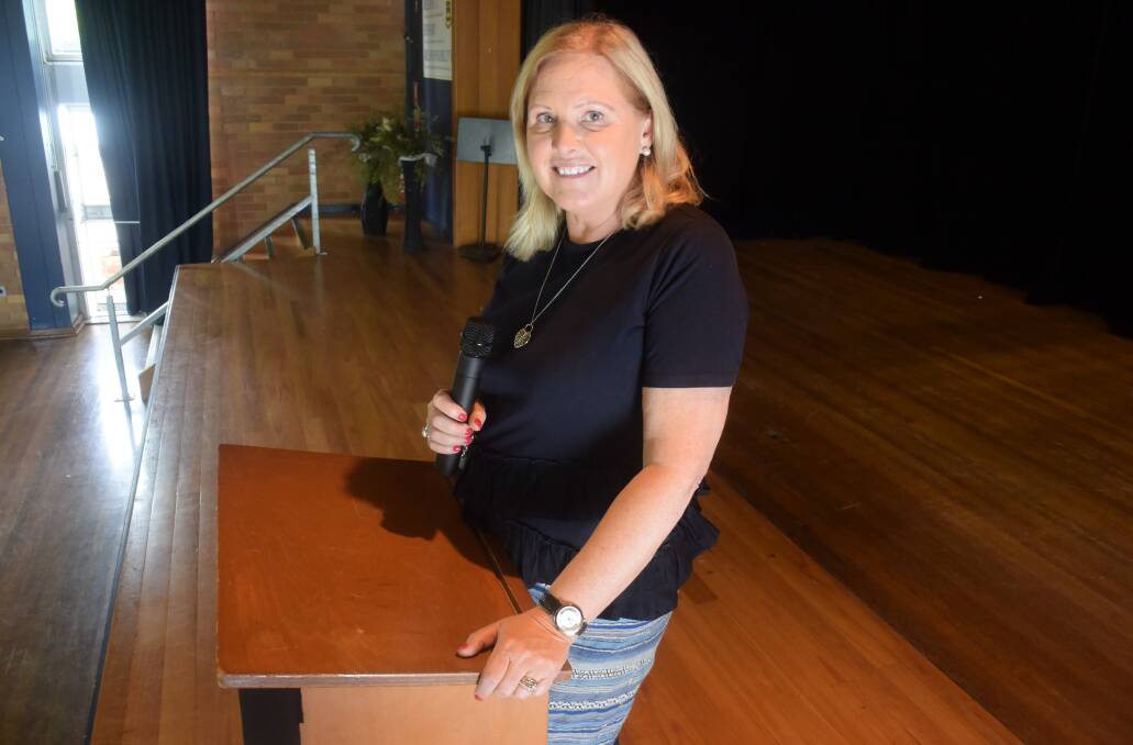 Susan McLean spoke to students at Gloucester High School earlier this year.