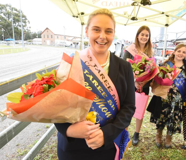 Courtney Robertson won the 2018 Taree Showgirl competition. She has assisted this year's entrants with their preparation.