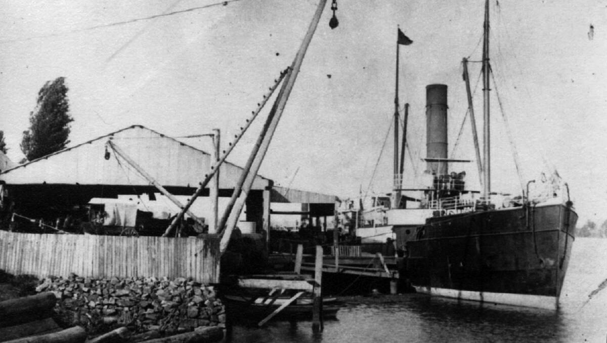 Service: The North Coast Steam Navigation Company operated from a wharf in Taree.