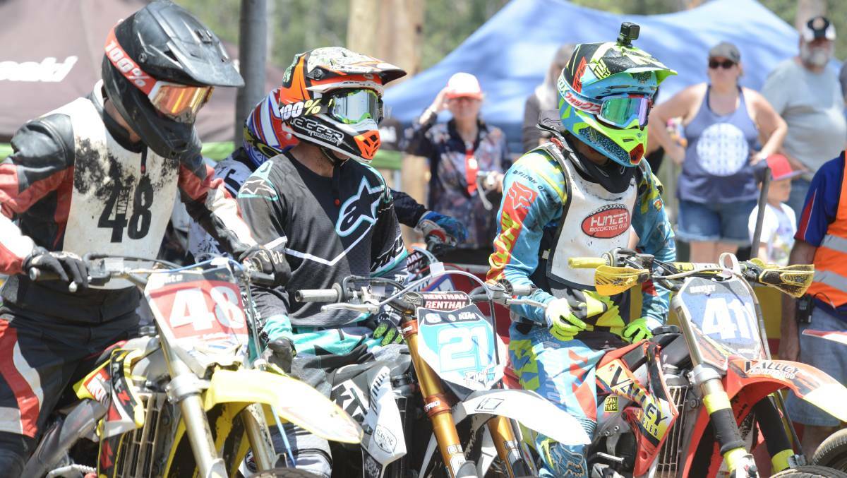 Fierce competition: The tri series is an annual battle between the Taree, Kempsey and Gunnedah motorcycle clubs. 