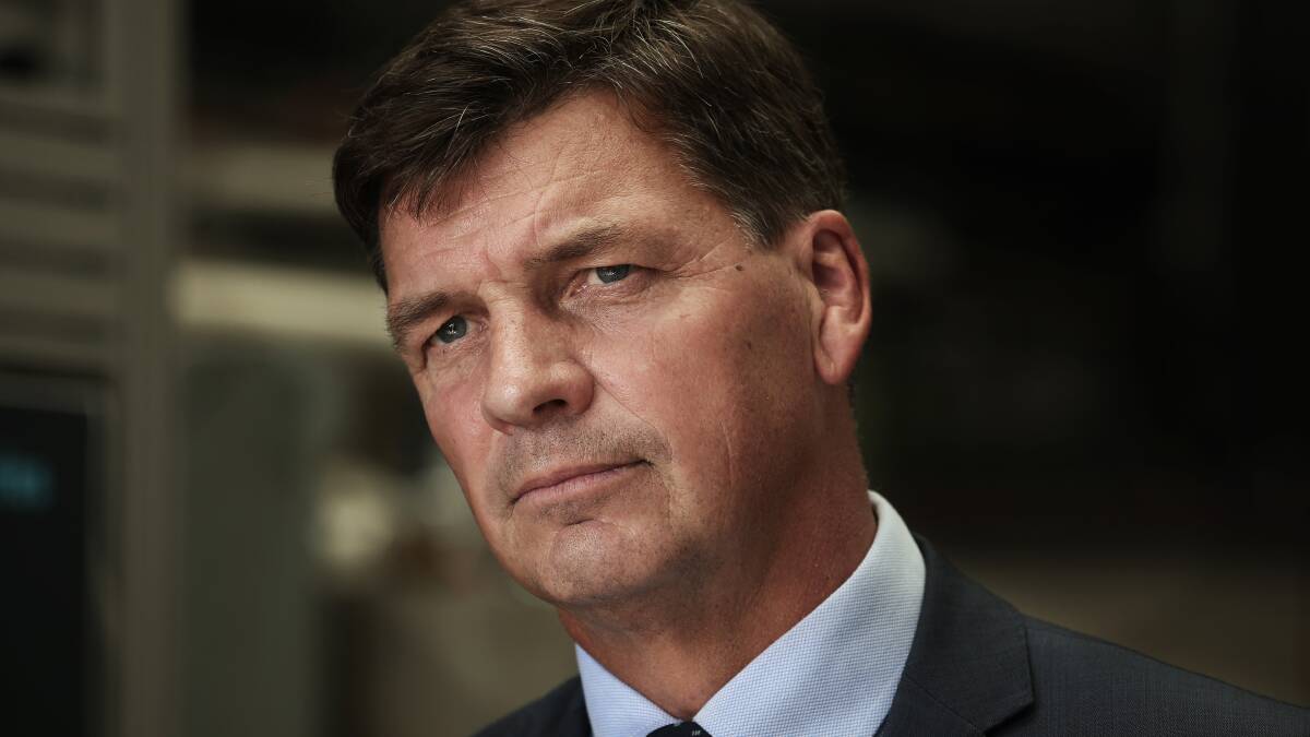 Energy and Emissions Reduction Minister Angus Taylor. Picture: Simone De Peak