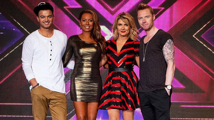 <i>The X Factor</i> returns with judges Guy Sebastian, Mel B, Natalie Bassingthwaighte and Ronan Keating.