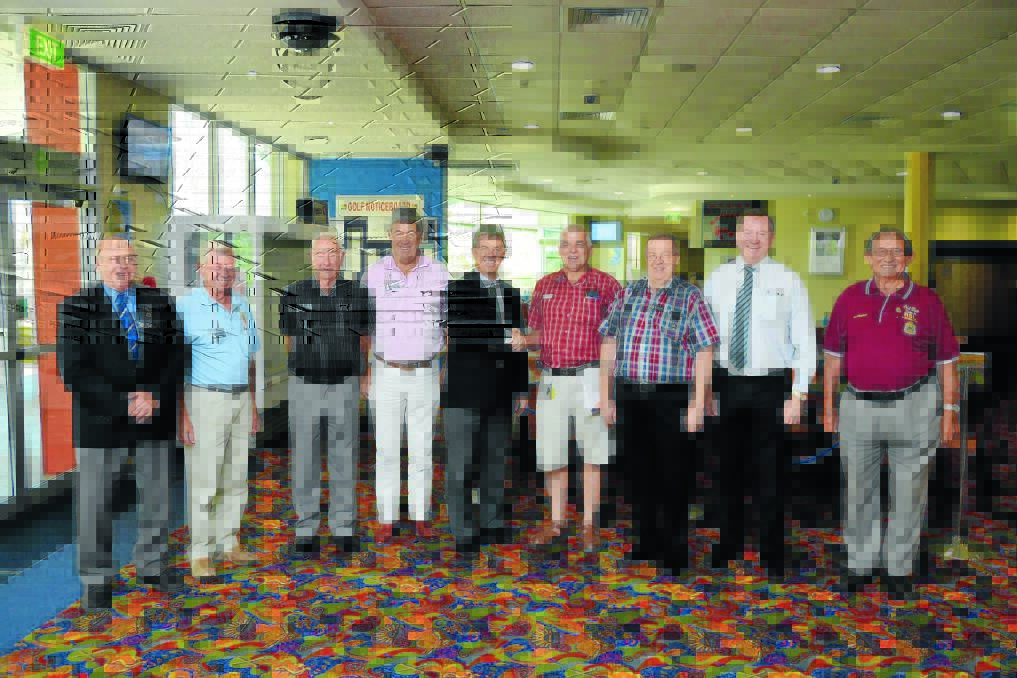 Meeting at Club Taree:	Sub-branch members from across the Lyne electorate were in town to discuss plans for the Anzac centenary. Pictured are Lance Gainey, Colin Clark, Kevin Lakey, Greg Laird, Lyne MP David Gillespie, Bob Coombes, Bob Metcalfe, Myall Lakes MP Stephen Bromhead and Roy Meguyer.