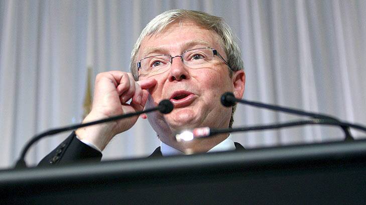 Former PM Kevin Rudd.