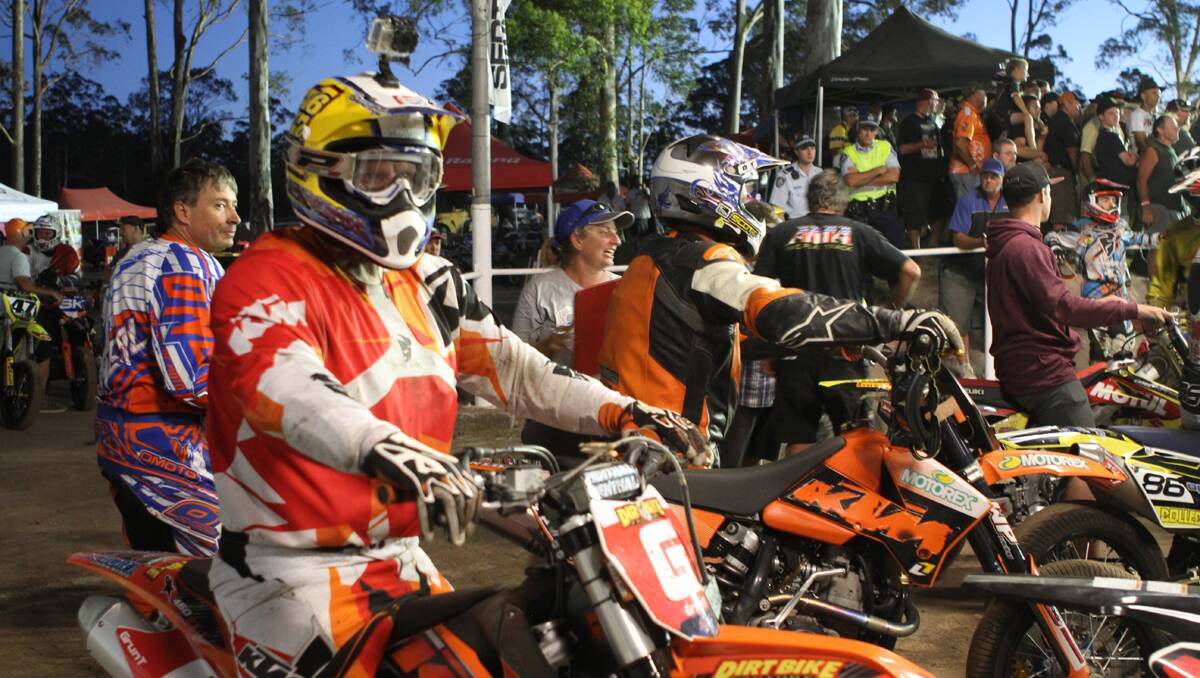 Troy Bayliss Classic - from the pits at night